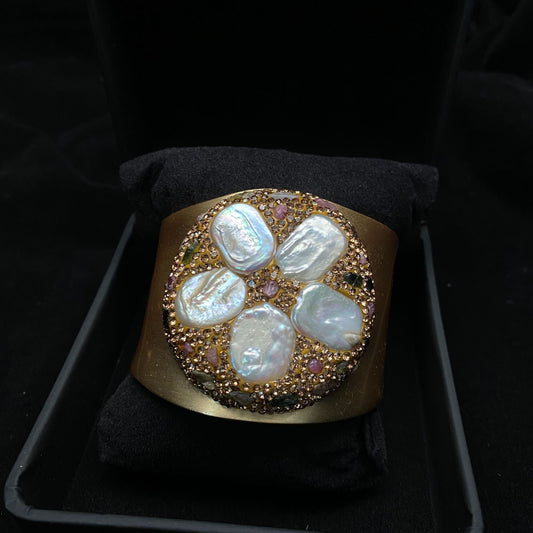 Freshwater baroque pearl bracelet