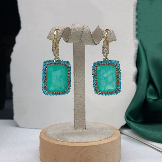 Paraiba earrings