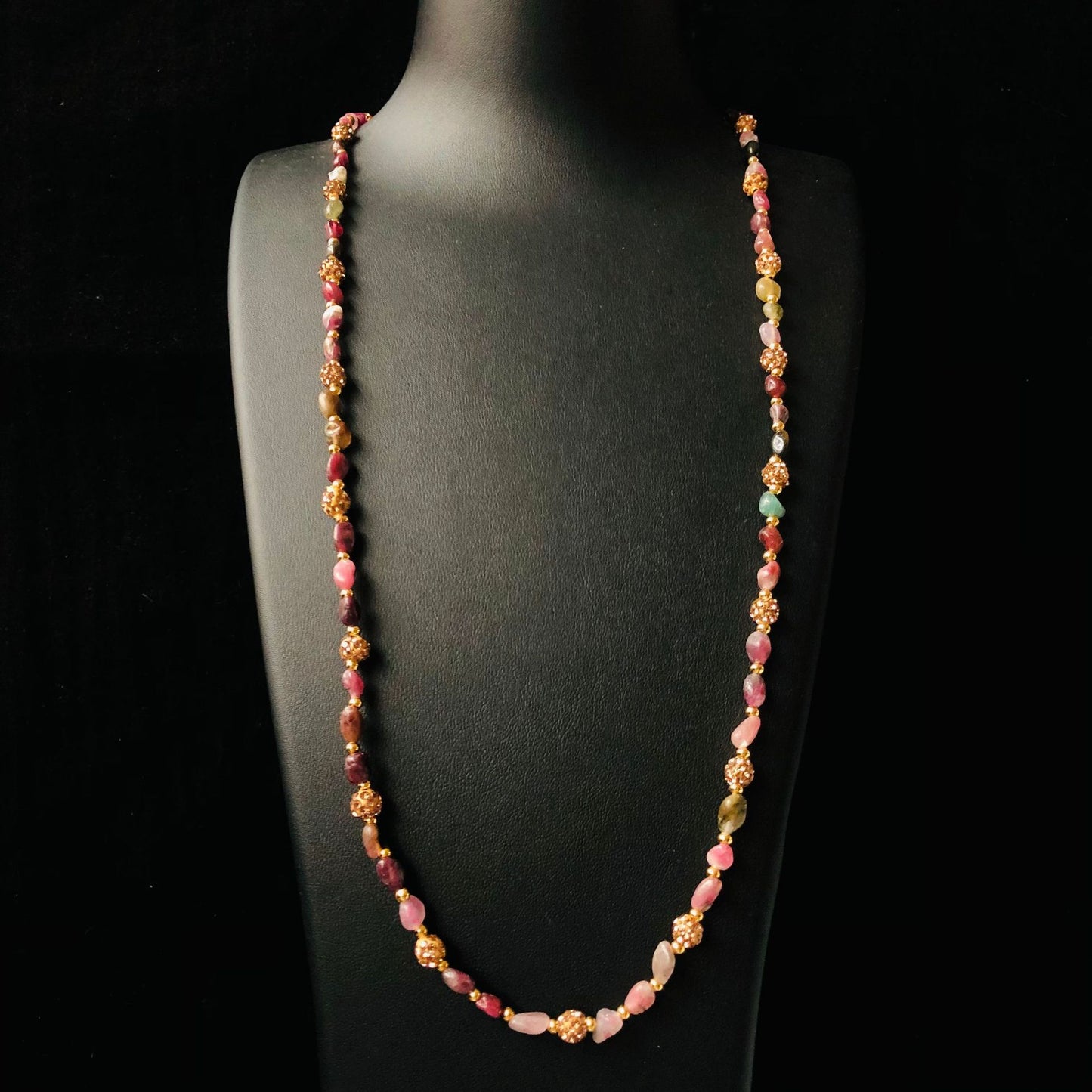 Vintage versatile jasper necklace