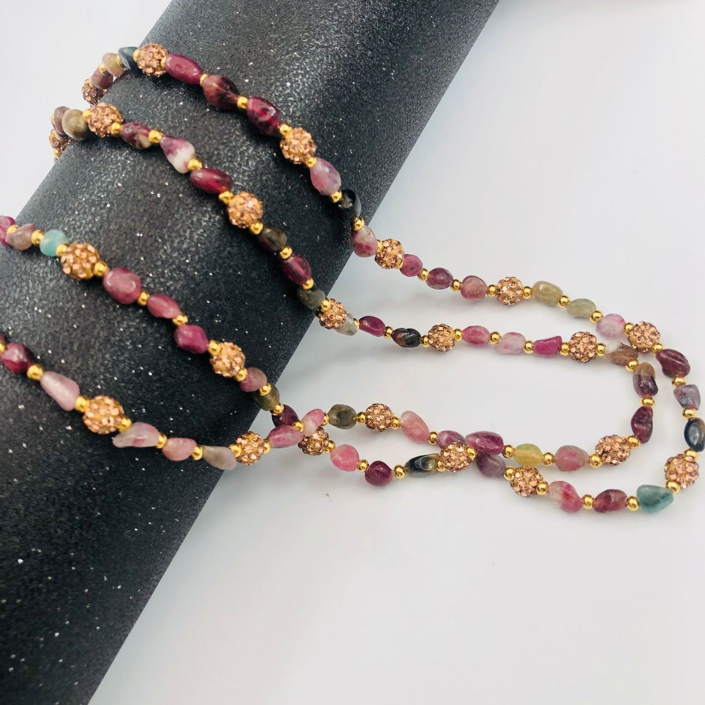 Vintage versatile jasper necklace