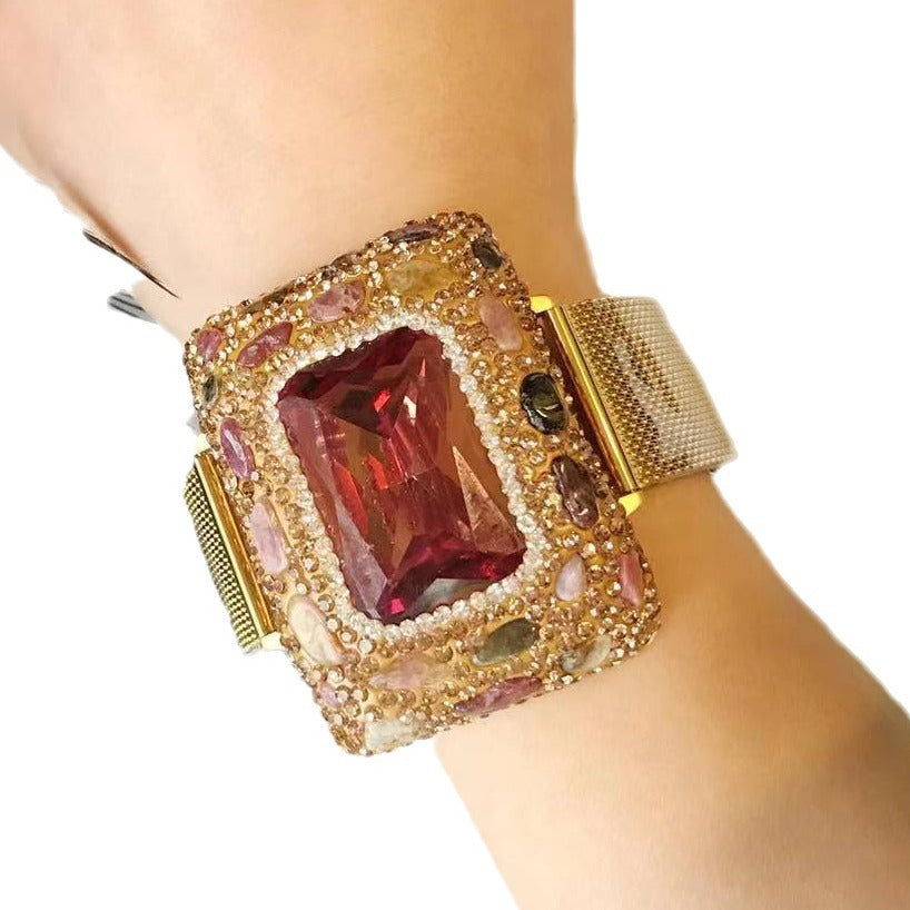 Snakeskin sultan stone color bracelet